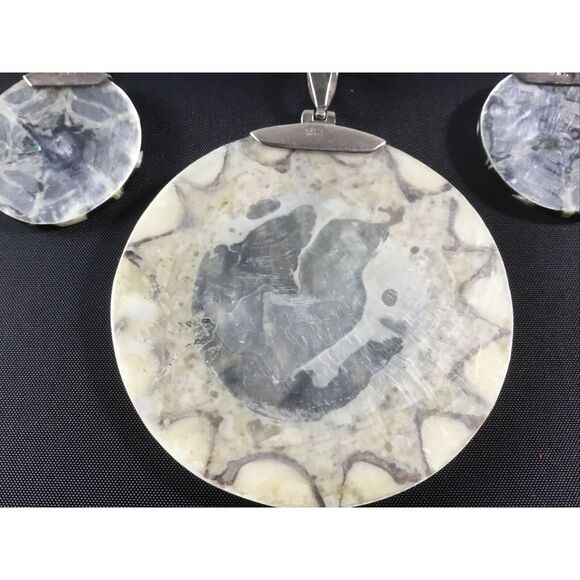 Handmade Art Jewlery Pendent & Earring Set‎ Sterling Silver 925 finding - Picture 7 of 10